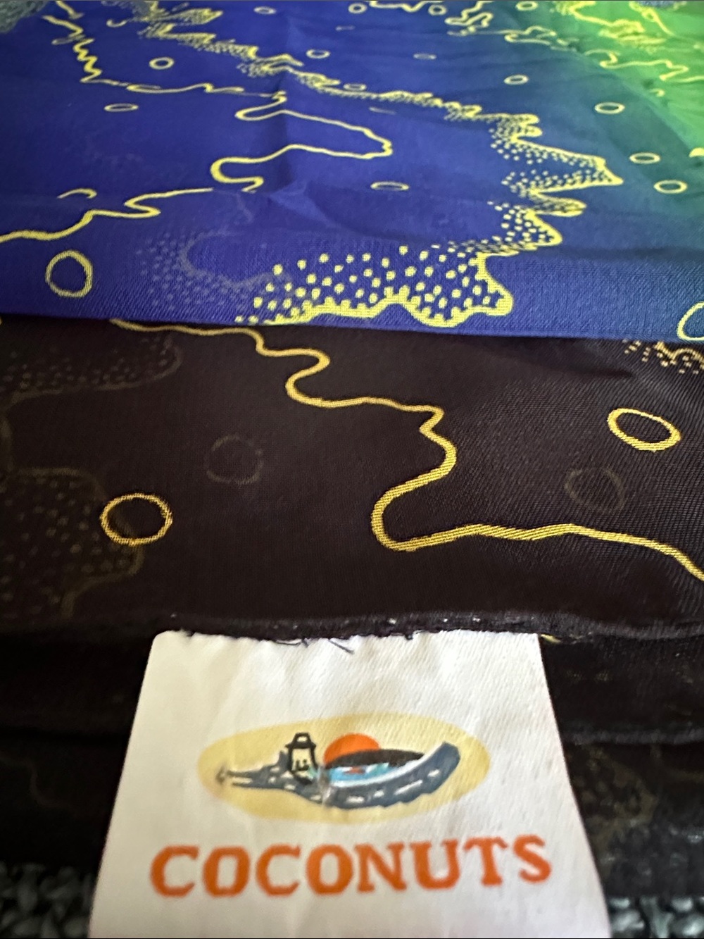 Fish Patterned Scarf - Picture 2 of 4